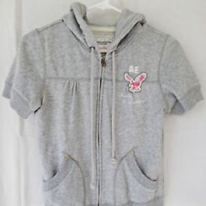American Eagle short sleeve zip up sweatshirt